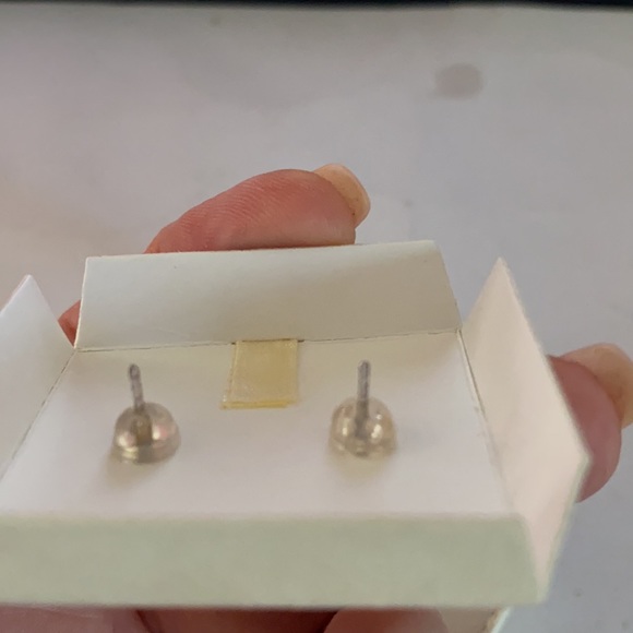 PIERCING PAGODA Silver Tone Embellished Earrings - Picture 3 of 6